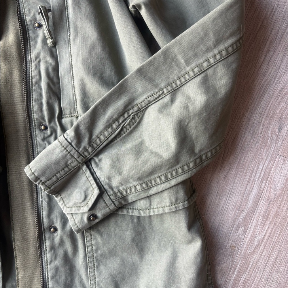 Madewell | Lightweight Army Green Field Utility Barn Jacket | Size S - Picture 4 of 9